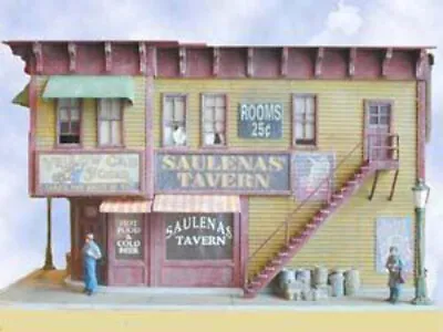 Bar Mills (HO-Scale) #0932 Saulena's Tavern - Laser Cut Building Kit - NIB • $59.95
