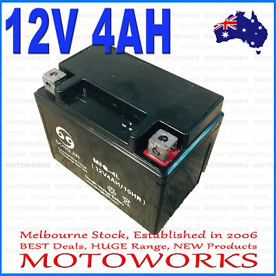 $34.99 • Buy 12V 4AH Battery 50cc 70cc 90cc 110cc 125CC ATV QUAD Bike Gokart Buggy Dirt Pit