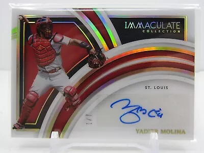 Yadier Molina 2022 Immaculate Autograph Auto #1/7! Cardinals!! • $132.05