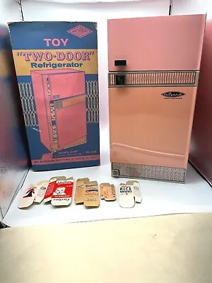 Vintage Toy Refrigerator Wolverine Tin Litho Nm In Box With Unused Food Pink • $89.99