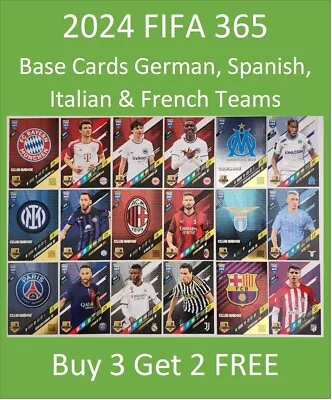 2024 FIFA 365 Adrenalyn XL Base Cards Buy 3 Get 2 FREE - Salah Haaland Endrick • $2.99