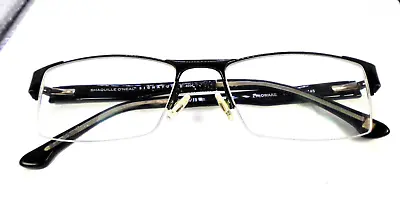 Shaquille O'Neal Signature 4004 Black 54-18-145 Mens Half-Rim Eyeglasses Frames • $39.49