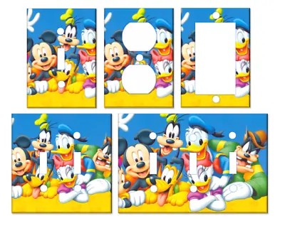 MICKEY MOUSE CLUBHOUSE - Disney Light Switch Covers Outlet Decora Home Decor • $7.99