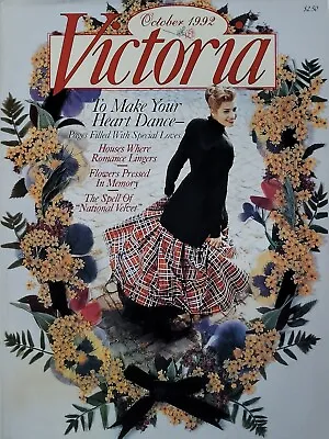 TO MAKE YOUR HEART DANCE October 1992 VICTORIA Magazine • $7