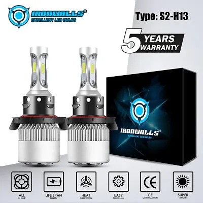 H13 LED Headlight Bulbs Kit For Dodge Ram 1500 2500 3500 06-12 High Low Beam Kit • $19.98