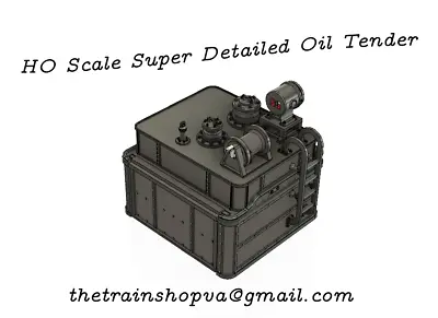 Shay- Super Detailed Oil Fired Tender HO/HOn3- MDC Roundhouse Shay • $41.95