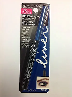 Maybelline Master Drama By Eyestudio Cream Pencil Eyeliner 420 SAPPHIRE STRENGTH • $11.04