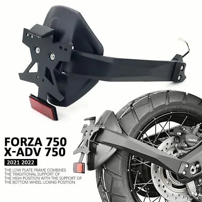 Motorcycle Rear Mudguard Fender License Plate Holder For Honda X-ADV/FORZA 750 • $132