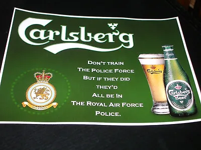 Royal Air Force Police Carlsberg A4 Print • £5