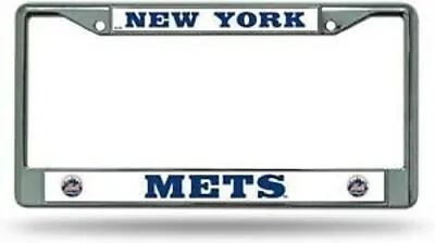 New York Mets Chrome License Plate Frame • $18.99