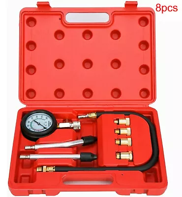 Petrol Engine Cylinder Compression Tester Kit For Automotive Motorcycle Tool Kit • $17.39