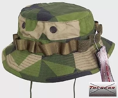 Swedish Camo M90 Camouflage TACGEAR Bonnie Cap Hat S/Small • $29.35