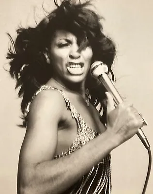 $99 • Buy RICHARD AVEDON💋 Tina Turner, New York, 1971 💋Vintage Print Matted Drymounted