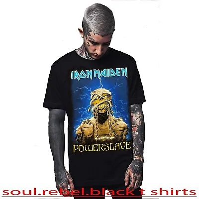 Iron Maiden Power Slave Hard  Punk Rock  T Shirts • $11.69