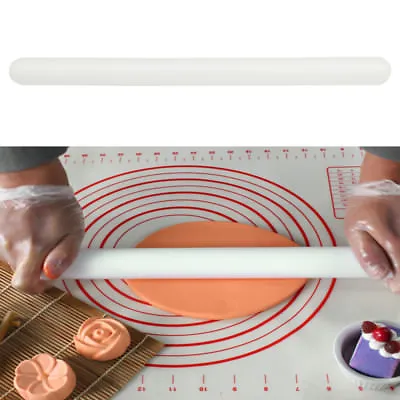£12.29 • Buy 20 Inch 50CM Decorating Non Stick Fondant Pastry ABS Plastic Rolling Pin Cake