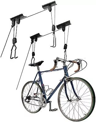 100lb Kayak Hoist Bike/ Ladder Lift Pulley System Garage Ceiling Storage Rack  • $62.70