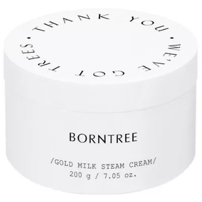 BORNTREE Gold Milk Steam Cream 7OZ Anti Aging Brightening Moisturizer K Beauty • $29.99