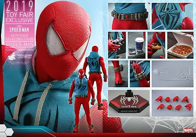 Hot Toys Vgm 34 Marvel’s Spider-man (scarlet Spider Suit) Sealed Shipper New • $589