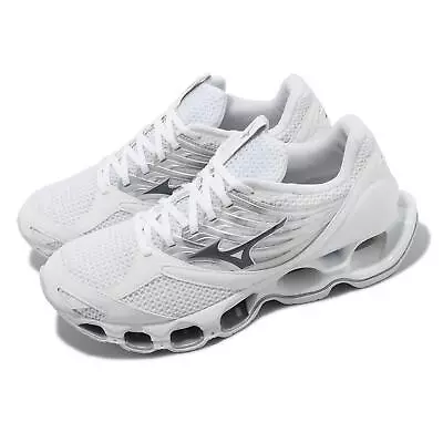 Mizuno Wave Prophecy 13 S White Silver Men Road Running Jogging Shoe J1GC2483-31 • $184.99