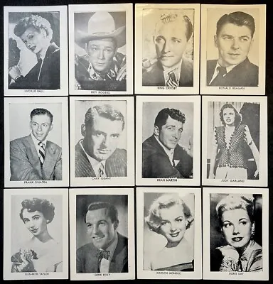 C1952 Film Stars 20th Century Fox 108 Museum Quality Movie B/W Photo Trade Cards • $12500