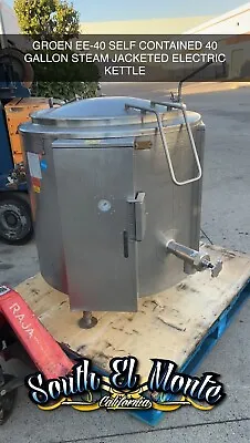 Groen 40 Gallon Steam Jacketed Kettle Model Ee-40 Electric  • $5500