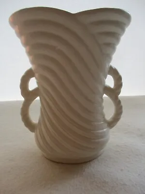 Vintage Falcon Ware ?Sylvac Rope Twist  Twin Handle Vase 1307 • £12