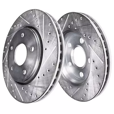 Fits 2008 - 2010 2011 2012 2013 M35 M45 M37 QX50 QX70 Front Drilled Brake Rotors • $102.36