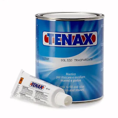 Tenax Natural Stone Glue / Filler / Travertine Repair Kit Large 1 Lt Tin • £22.98