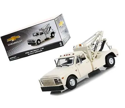 1968 Chevrolet C-30 Dually Wrecker Tow Truck White 1/18 Diecast Car Model By • $120.99