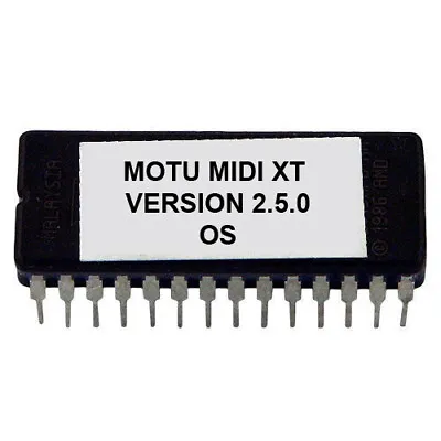 MOTU Midi Express XT USB - Version 2.5.0 Eprom Firmware Upgrade OS • $21.21