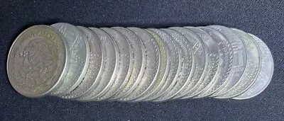 MEXICO Coins - Lot Of 21 Different  PESOS And Other Denominations 1980-1982 • $37.46
