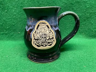 Vintage 2002 King Richard's Renaissance Faire Medieval Stoneware Coffee Mug. • $24.95