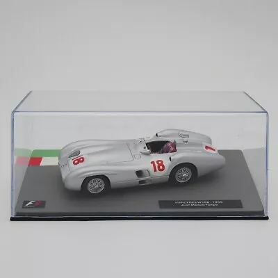 PANINI JUAN MANUEL FANGIO Mercedes W196 1955 Racing Car Collectable 1:43 + MAG • £18