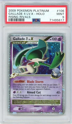 $36.11 • Buy 2009 Pokemon PSA 9 Gallade 4 Lv. X - 106/111 Platinum Rising Rivals MINT