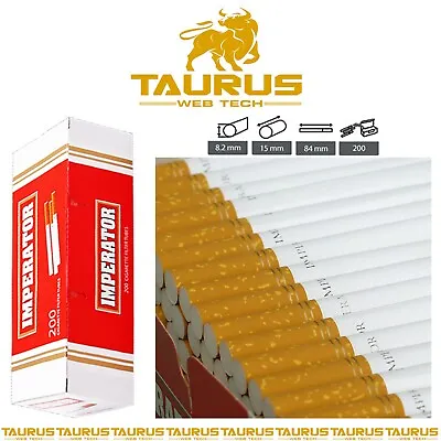 £4.85 • Buy 4000x IMPERATOR Filter Classic RED TUBES Tips Paper Smoking Cigarette Tobacco UK
