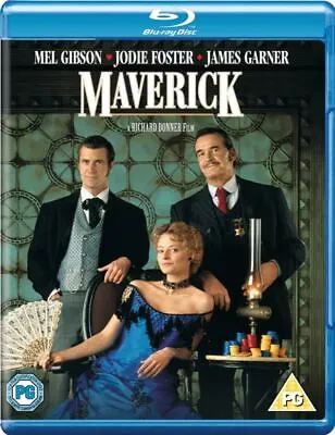MAVERICK (1994) Mel Gibson Jodie Foster Blu-Ray NEW (USA Compatible) • $16.99