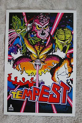 Tempest Video Game Promotional Poster #2 1980s Atari • $4