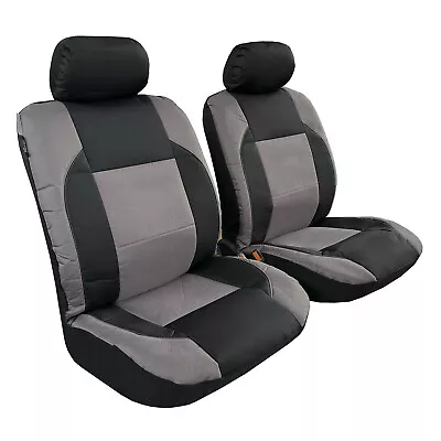 Canvas Seat Covers For Nissan Navara D22 D23 D40 NP 300 Waterproof Front Set • $76.99