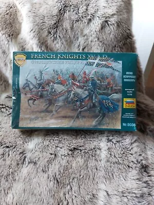 ZVEZDA 1:72 FRENCH KNIGHTS XV AD No 8036 NEW • £4.99