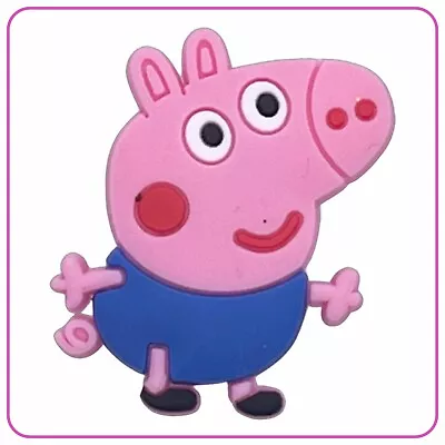 £1 • Buy 2 X Peppa Pig George Pig Holey Shoe Charms Jibbitz Accessories