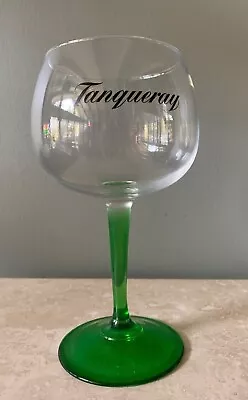 Tanqueray Logo Copa Goblet Cocktail Balloon 7 3/4  Glass Green Stem 22oz. • £19.23