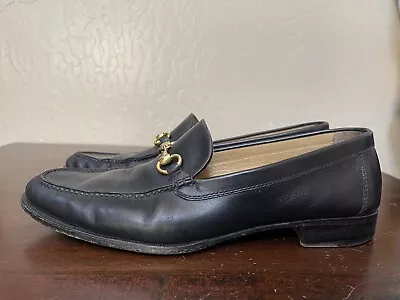 MORESCHI Black Loafers Slip-On Classic Shoes Size 11 • $65