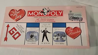I Love Lucy Monopoly Game 50th Anniversary Collector’s Edition  • $30