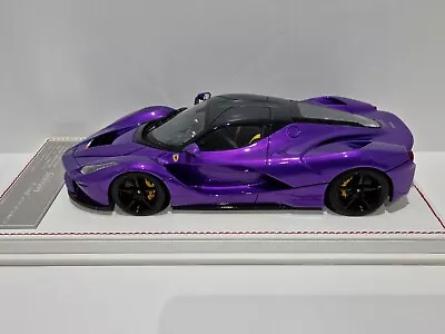 1/18 Davis Giovanni Ferrari LaFerrari Metallic Purple Similar BBR MR Dino • $1651.60