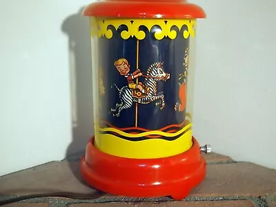 Mid-Century Econolite Circus Carousel Motion Lamp -- CUTE! • $75