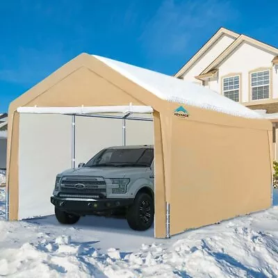 ADVANCE OUTDOOR Heavy Duty Carport Canopy Garage Tent Car Shelter Shed 10x20FT • $299.98