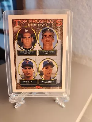 ⭐️ Chipper Jones 1993 Topps Top Prospects (RC) #529  ⭐️ • $1.99