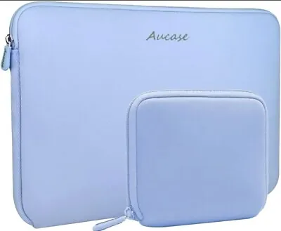 Aucase Laptop & Accessories Sleeve Set 15 Inches For 14   MacBook Asus Dell BLUE • £9.99