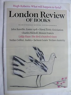 LONDON REVIEW OF BOOKS Jul 2015 Auden Lewis Carroll Sonia Delaunay Amy Winehouse • £8.50