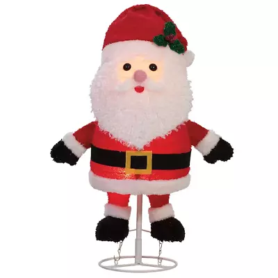 Holiday SANTA CLAUS 24  Clear Incandescent Lights Christmas Outdoor Yard Decor • $23.79